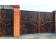 Кованные распашные ворота с калиткой 2x3 м